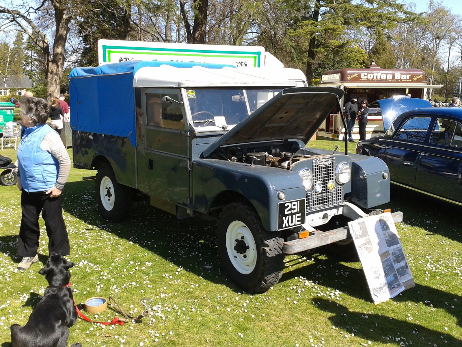 A 1955 Land Rover Series I 107-inch truck cab