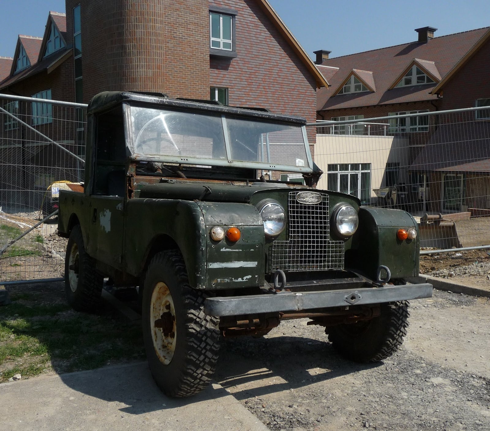 A 1958 Land Rover Series I from the last year of production