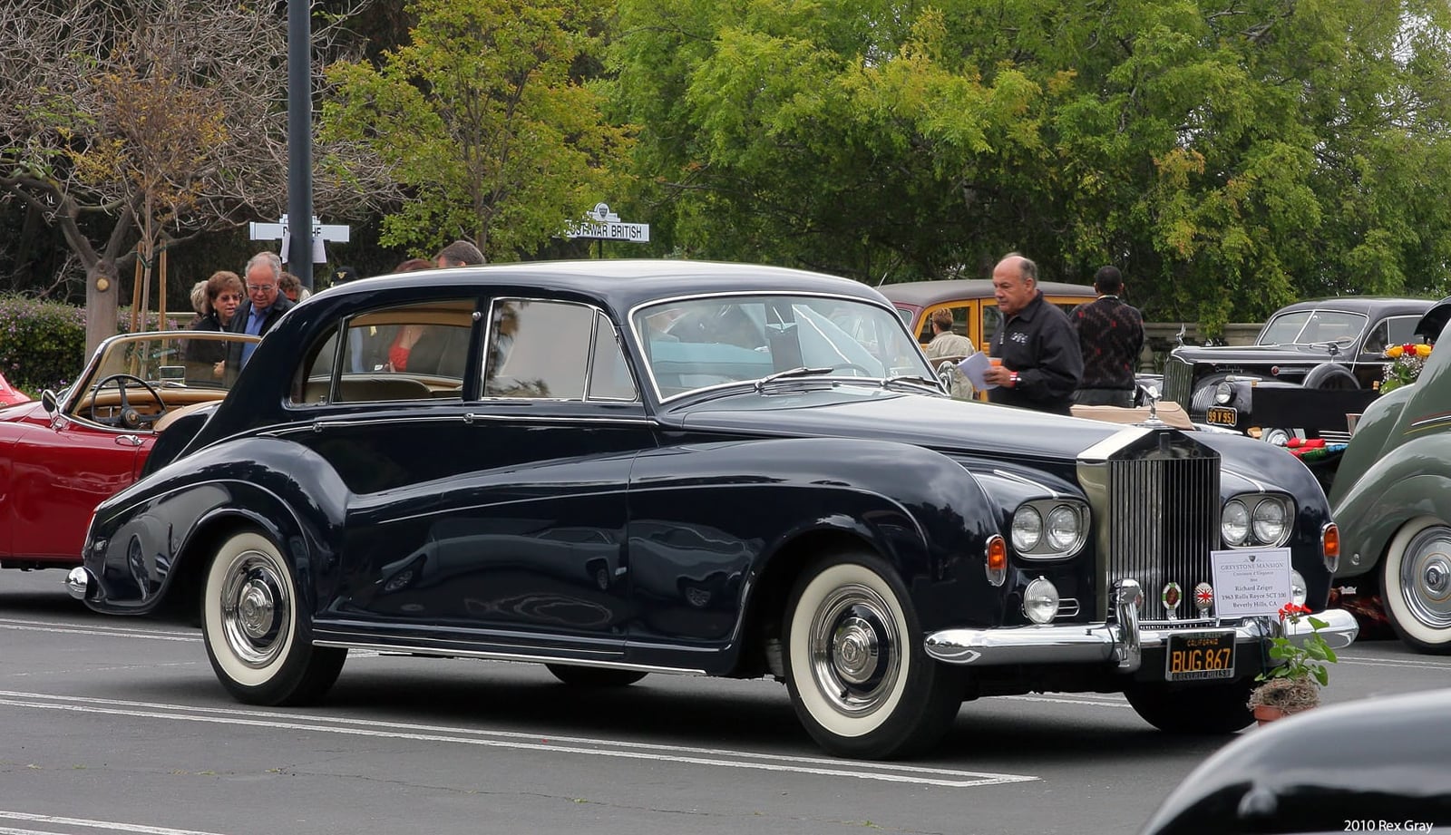 A black 1963 Rolls-Royce Silver Cloud III long-wheelbase saloon with James Young coachwork