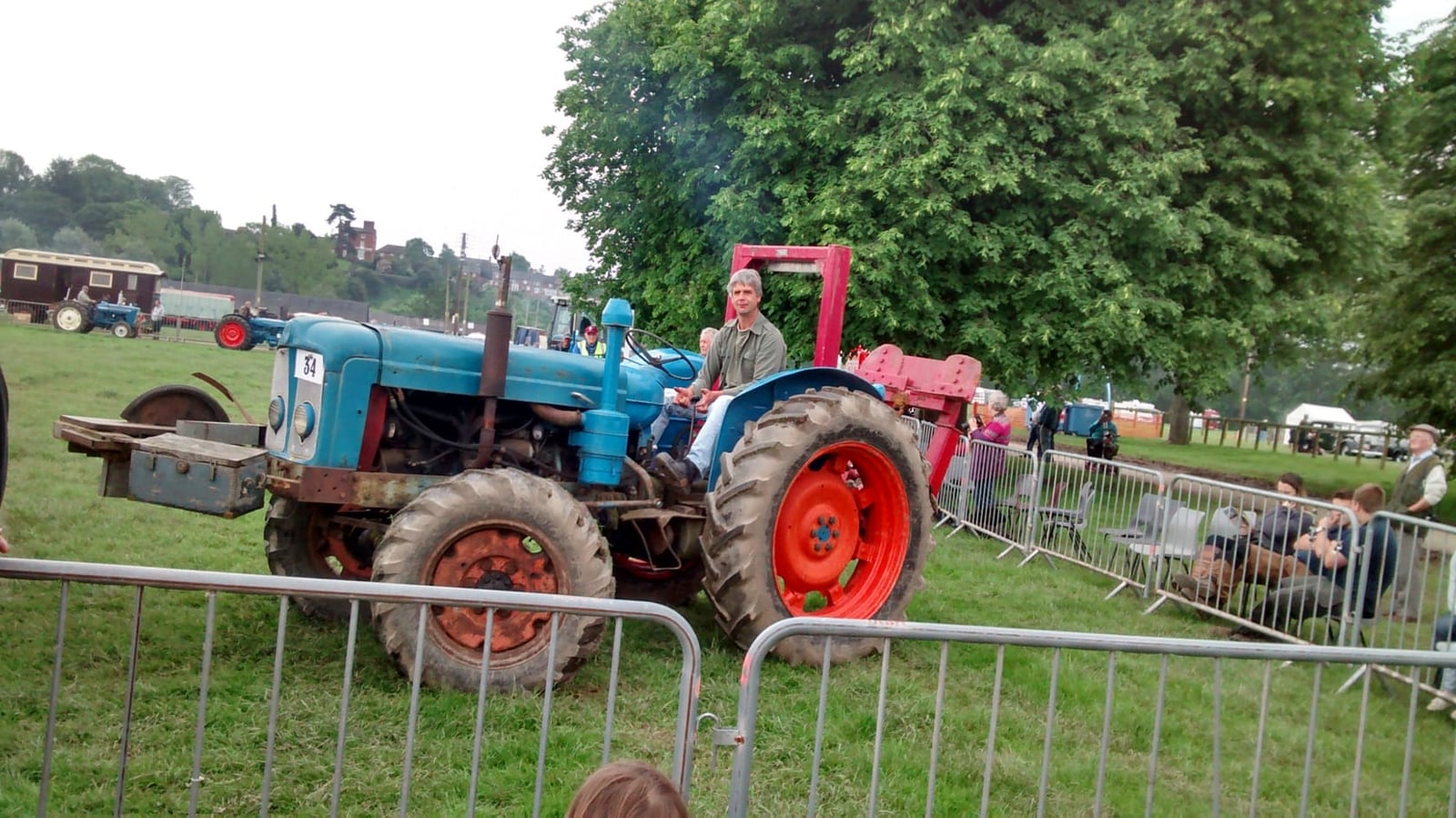 A Roadless four-wheel-drive conversion of a Fordson Major at a rally